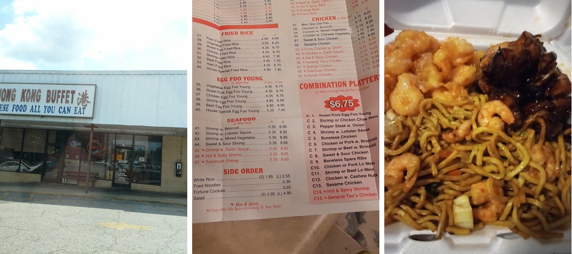 Hong Kong Buffet Menu
